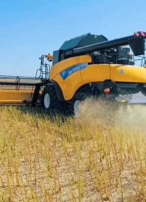 Перевозки комбайнов New Holland по России